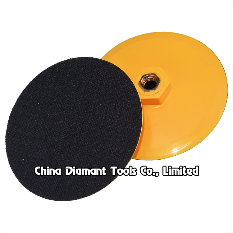 Plastic backer of polishing pads velcro holder