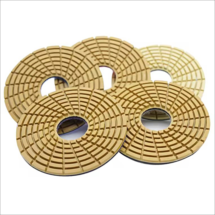 100mm 140mm diamond floor polishing pads for concrete stone terrazzo - resin bond wet or dry use