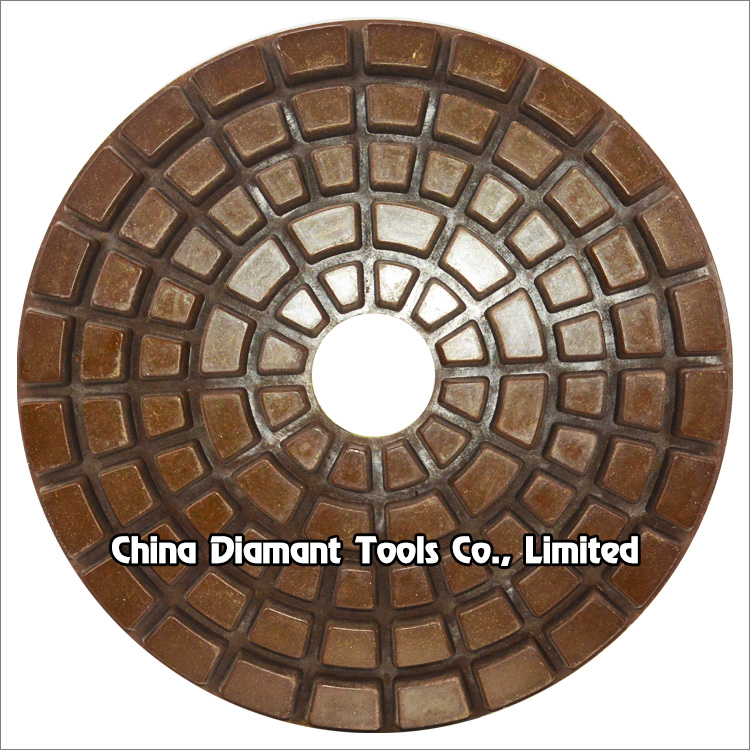 7 8 9 10 inches resin bond diamond floor polishing pads wet use