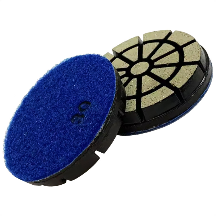 3 inches 80mm ceramic bond diamond floor polishing pads for concrete terrazzo wet or dry use
